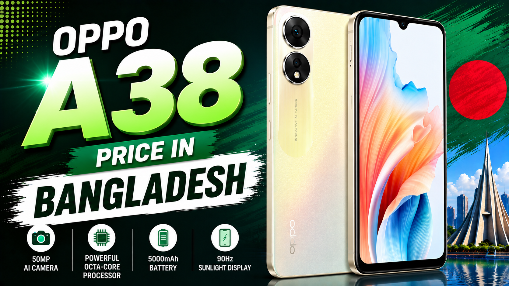 oppo a38 price in bangladesh