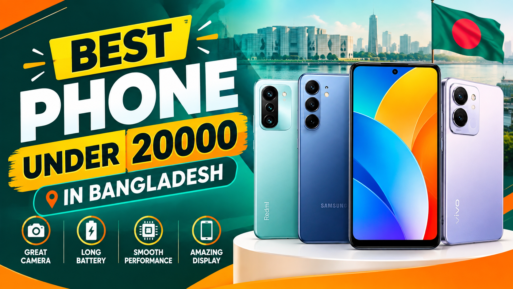 Best Phone Under 20000 in Bangladesh